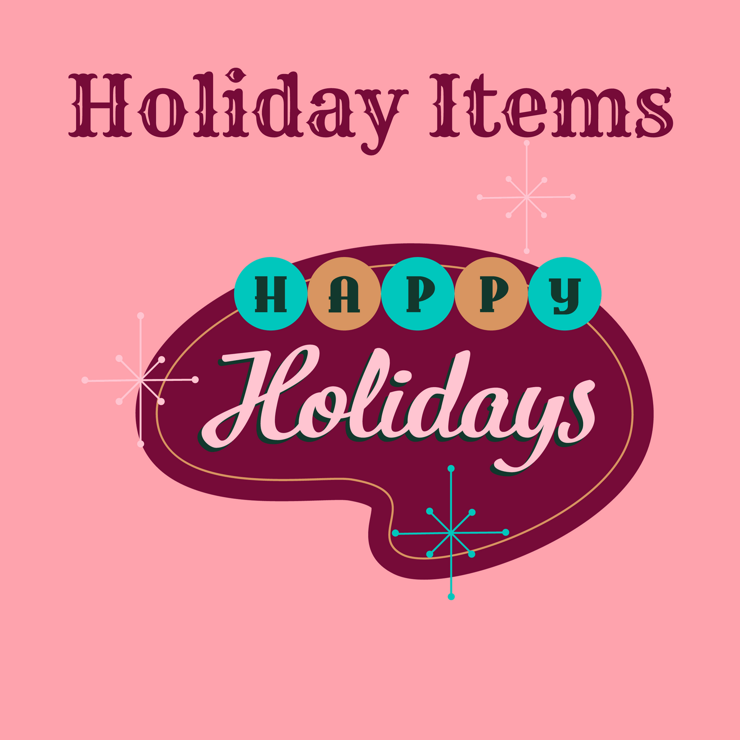 Holiday Items Text